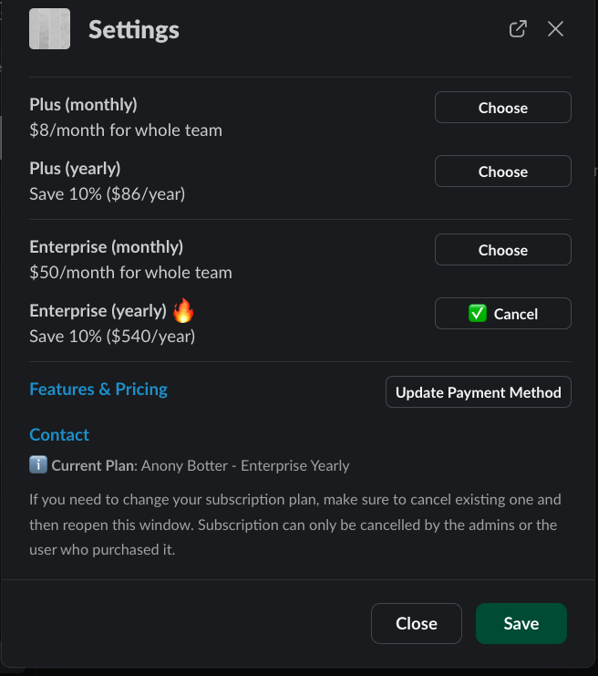 Step 2: Choose a subscription plan